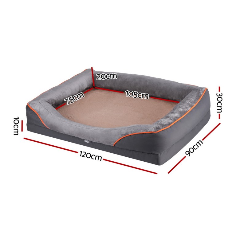 i.pet pet bed orthopedic washable dog bed plush fleece sofa cushion mat