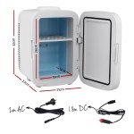 glacio mini fridge portable 13l white electric cooler warmer 12v 220v glacio mini fridge portable 13l white electric cooler warmer 12v 220v