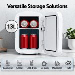 glacio mini fridge portable 13l white electric cooler warmer 12v 220v glacio mini fridge portable 13l white electric cooler warmer 12v 220v