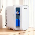 glacio mini fridge portable 13l white electric cooler warmer 12v 220v glacio mini fridge portable 13l white electric cooler warmer 12v 220v