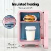 glacio mini fridge skincare beauty cooler warmer led mirror 12v 220v pink 4l glacio mini fridge skincare beauty cooler warmer led mirror 12v 220v pink 4l