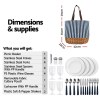 alfresco 4 person picnic basket bag set wooden blanket cooler outdoor insulated