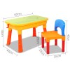 keezi kids sandpit pretend play set sand water table chair outdoor beach toy keezi kids sandpit pretend play set sand water table chair outdoor beach toy