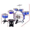 keezi 11 piece kids drum set