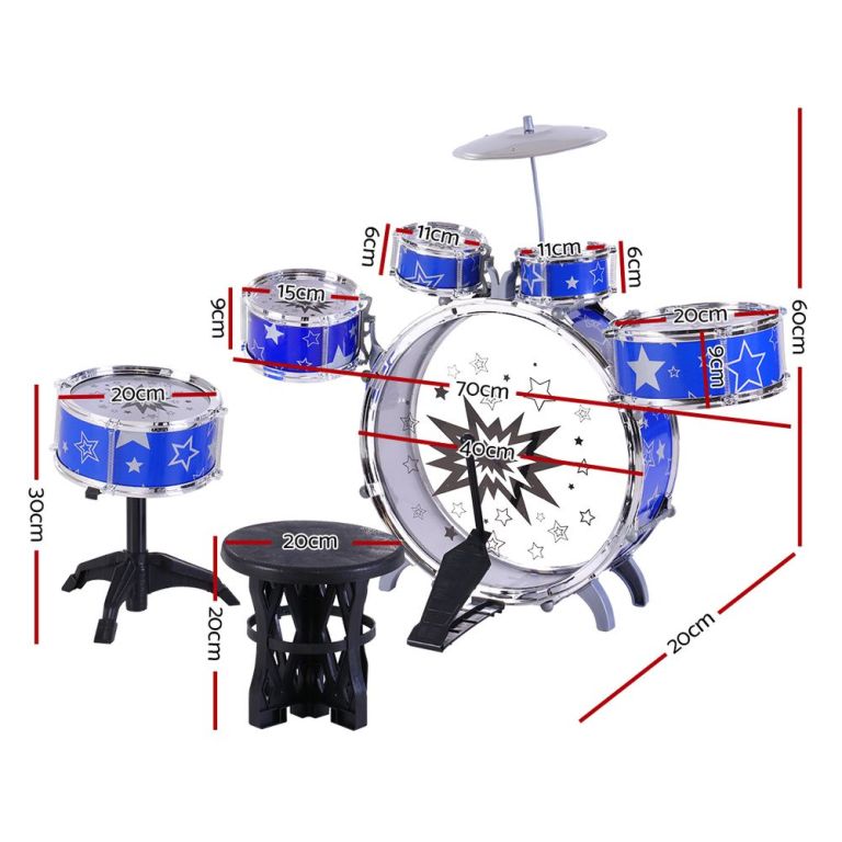 keezi 11 piece kids drum set keezi 11 piece kids drum set