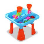 keezi kids sandpit pretend play sets beach toys outdoor sand water table set keezi kids sandpit pretend play sets beach toys outdoor sand water table set