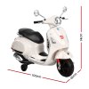 kids electric ride on car motorcycle motorbike vespa licensed gts white kids electric ride on car motorcycle motorbike vespa licensed gts white