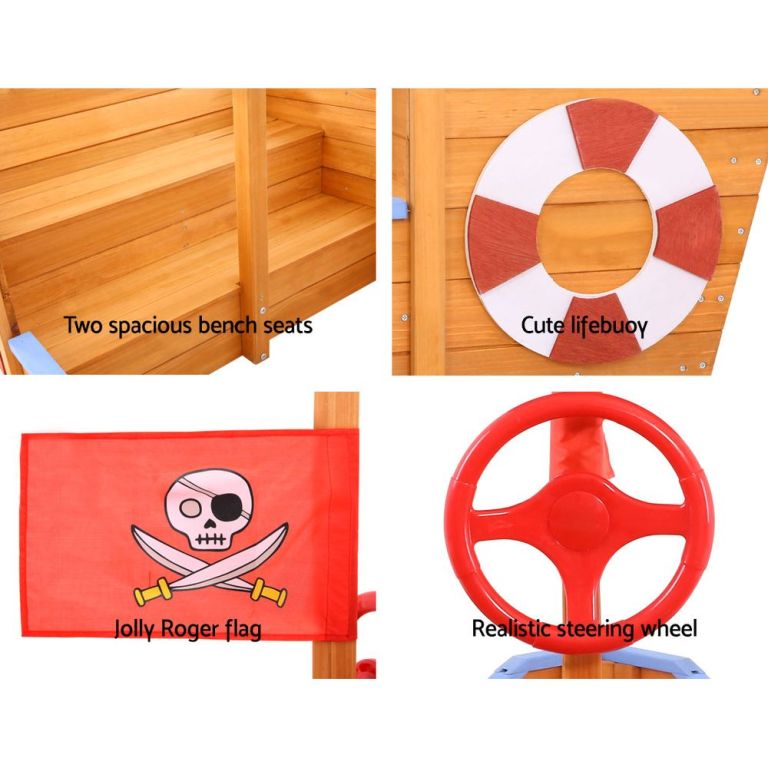 keezi kids sandpit wooden boat sand pit with canopy bench seat beach toys 165cm keezi kids sandpit wooden boat sand pit with canopy bench seat beach toys 165cm