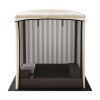 keezi kids sandpit wooden sandbox sand pit with canopy window water basin 120cm keezi kids sandpit wooden sandbox sand pit with canopy window water basin 120cm