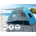 weisshorn camping tent beach portable hiking sun shade shelter fishing 4 person