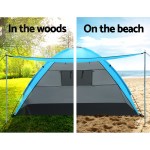 weisshorn camping tent beach portable hiking sun shade shelter fishing 4 person