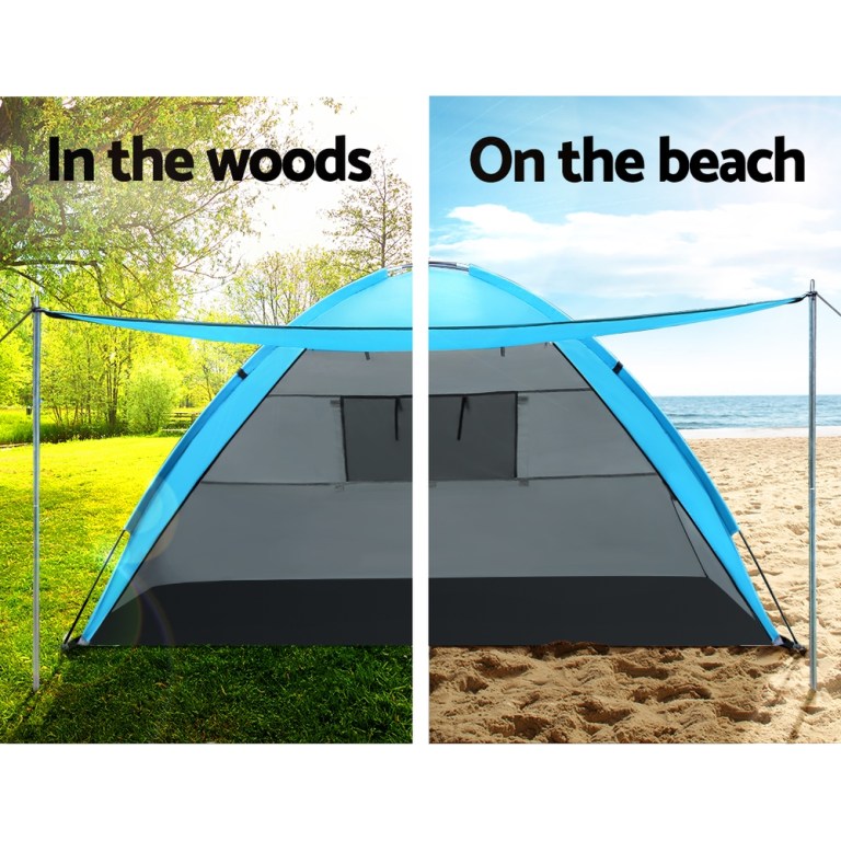 weisshorn camping tent beach portable hiking sun shade shelter fishing 4 person