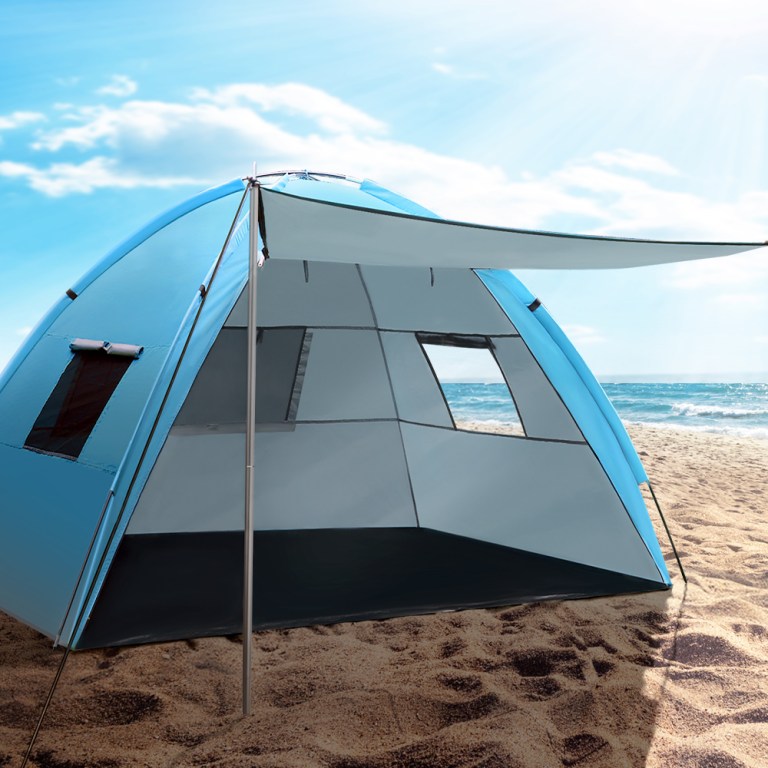 weisshorn camping tent beach portable hiking sun shade shelter fishing 4 person