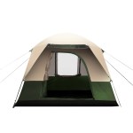 weisshorn family camping tent 4 person hiking beach tents green