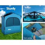 weisshorn double camping shower toilet tent outdoor fast set up change room weisshorn double camping shower toilet tent outdoor fast set up change room