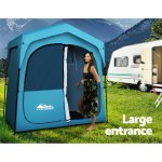 weisshorn double camping shower toilet tent outdoor fast set up change room weisshorn double camping shower toilet tent outdoor fast set up change room