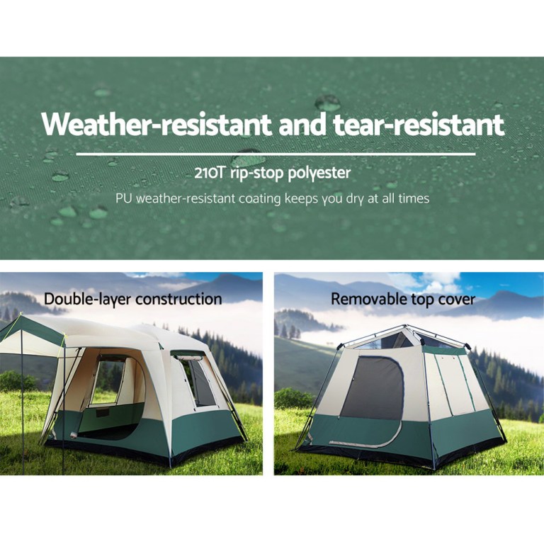 weisshorn instant up camping tent 4 person pop up tents family hiking dome camp