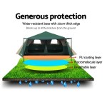 weisshorn instant up camping tent 8 person pop up tents family hiking dome camp