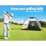 everfit 3m golf practice net portable training aid driving target tent black everfit 3m golf practice net portable training aid driving target tent black