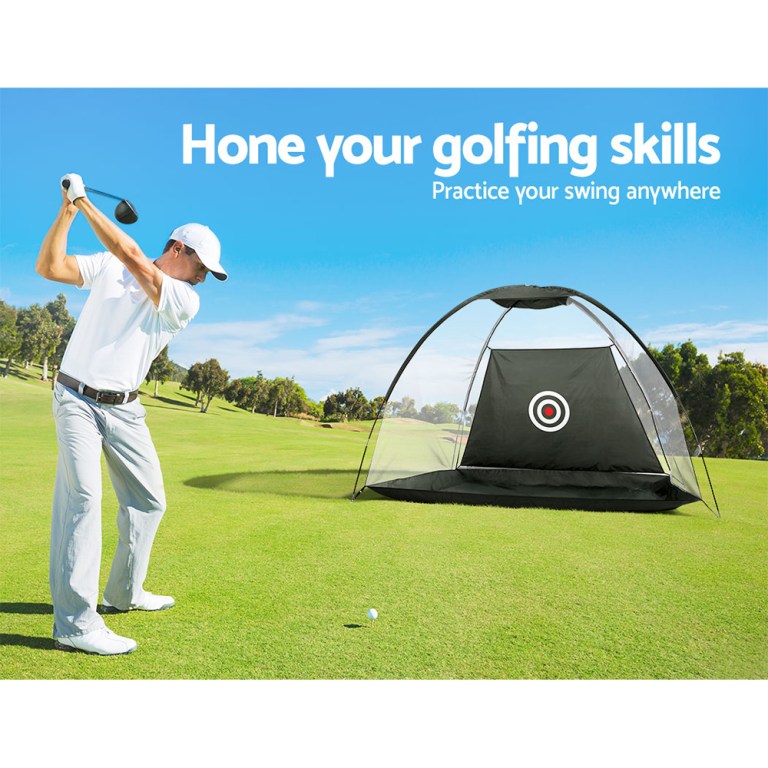 everfit 3m golf practice net portable training aid driving target tent black everfit 3m golf practice net portable training aid driving target tent black