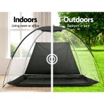 everfit 3m golf practice net portable training aid driving target tent black everfit 3m golf practice net portable training aid driving target tent black