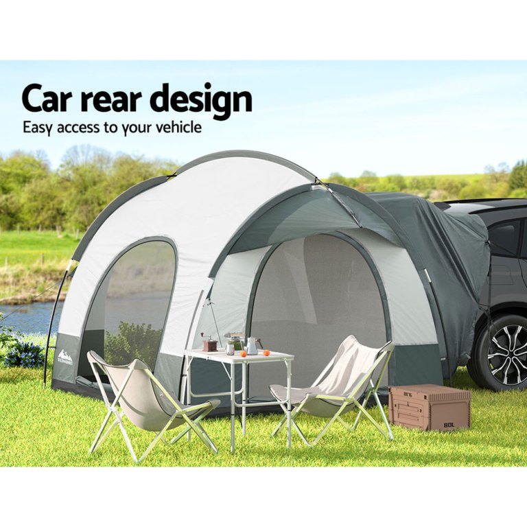 weisshorn camping tent suv car rear extension canopy outdoor portable family 4wd