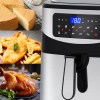 kitchen couture 12 litre air fryer multifunctional lcd one touch display silver kitchen couture 12 litre air fryer multifunctional lcd one touch display silver