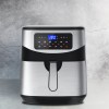 kitchen couture 12 litre air fryer multifunctional lcd one touch display silver kitchen couture 12 litre air fryer multifunctional lcd one touch display silver