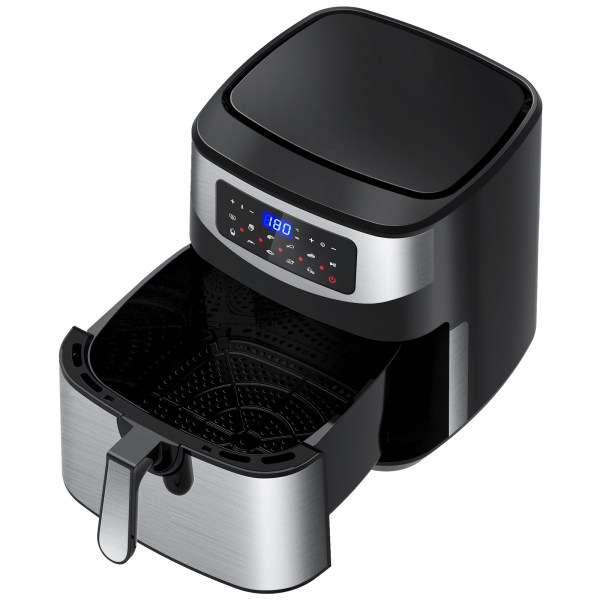 kitchen couture 12 litre air fryer multifunctional lcd one touch display silver kitchen couture 12 litre air fryer multifunctional lcd one touch display silver