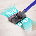 mygenie h20 pro wet mop 2 in 1 cordless stick vacuum cleaner handheld recharge blue