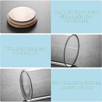 carla home 6 pack glass storage jars with bamboo lids for kitchen pantry, pasta, snacks, cookies, candy & more carla home 6 pack glass storage jars with bamboo lids for kitchen pantry, pasta, snacks, cookies, candy & more