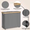 carla home 2 pack toilet paper storage basket holds up to 12 rolls with bamboo lid and handle for rv closet (grey) carla home 2 pack toilet paper storage basket holds up to 12 rolls with bamboo lid and handle for rv closet (grey)