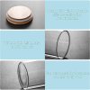 carla home 12 pack glass storage jars with bamboo lids for kitchen pantry, pasta, snacks, cookies, candy & more