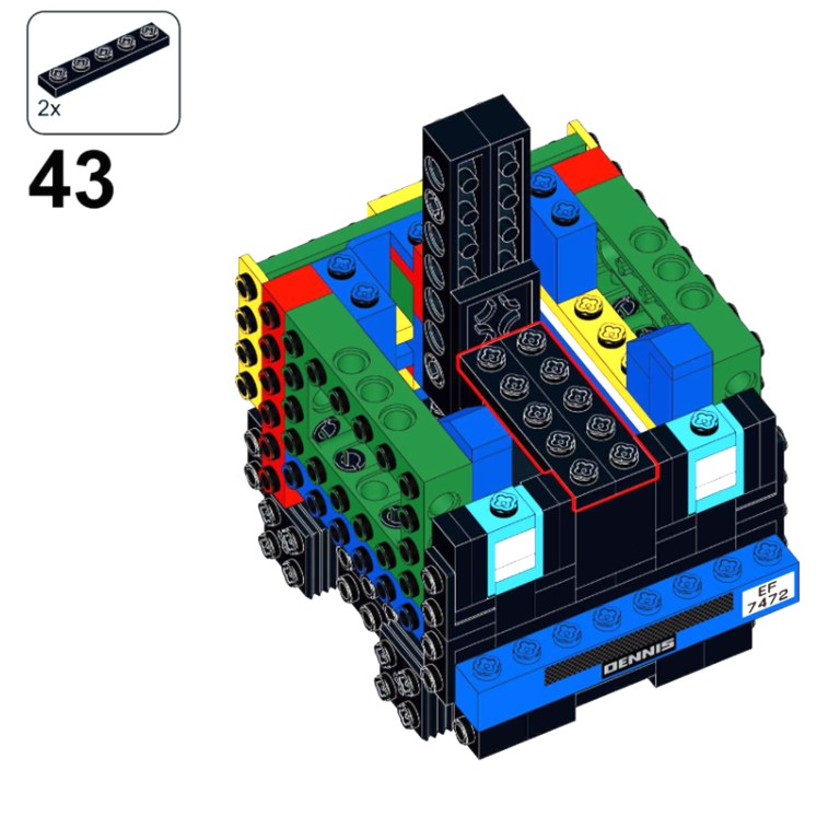 kalos hong kong machines robot bus dennis building block set 786pcs 14+
