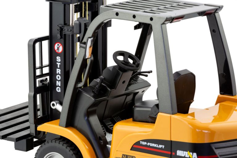 1:10 scale 2.4g 8 channel metal remote control forklift construction vehicle with lifting function & sound