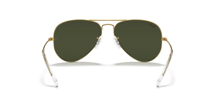 aviator classic sunglasses in gold and green aviator classic sunglasses in gold and green