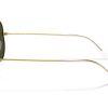 aviator classic sunglasses in gold and green aviator classic sunglasses in gold and green
