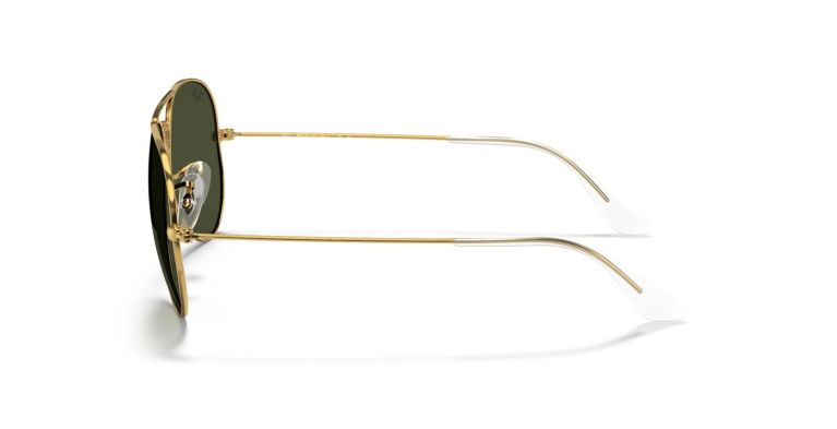 aviator classic sunglasses in gold and green aviator classic sunglasses in gold and green