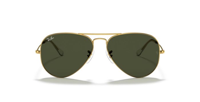 aviator classic sunglasses in gold and green aviator classic sunglasses in gold and green