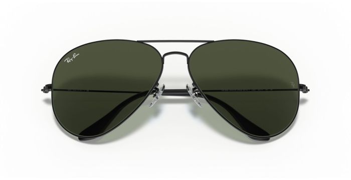 aviator large metal ii sunglasses in black and green aviator large metal ii sunglasses in black and green