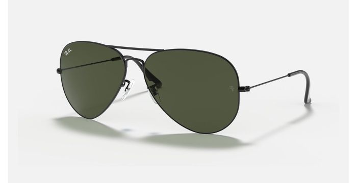 aviator large metal ii sunglasses in black and green aviator large metal ii sunglasses in black and green