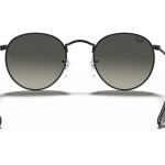 round flat grey gradient lenses sunglasses round flat grey gradient lenses sunglasses