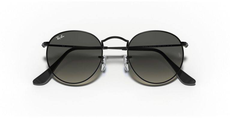 round flat grey gradient lenses sunglasses round flat grey gradient lenses sunglasses