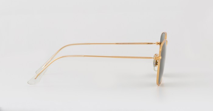 ray ban frank vintage frame square sunglasses (gold/green) ray ban frank vintage frame square sunglasses (gold/green)