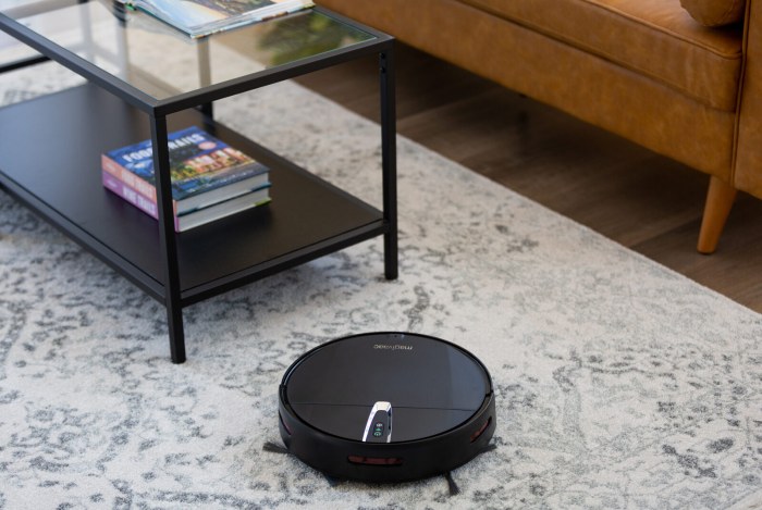 smart robot vacuum cleaner w/ 3 in 1 hepa & mopping pad (black) smart robot vacuum cleaner w/ 3 in 1 hepa & mopping pad (black)
