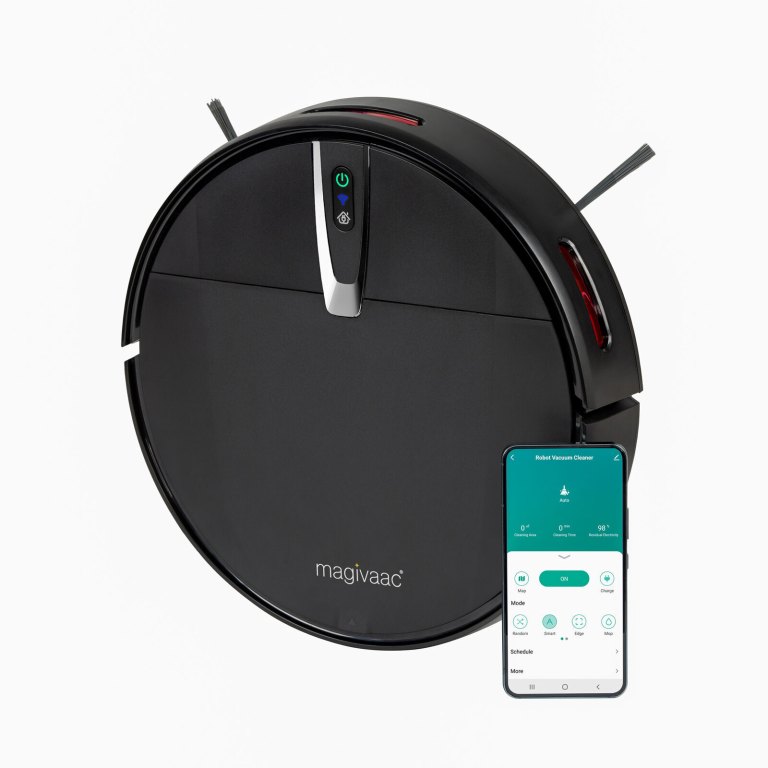 smart robot vacuum cleaner w/ 3 in 1 hepa & mopping pad (black) smart robot vacuum cleaner w/ 3 in 1 hepa & mopping pad (black)