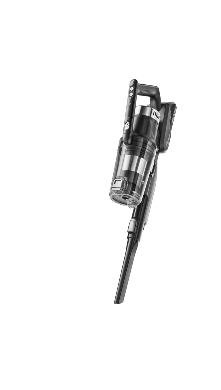 midea p8 station stick vacuum with auto empty dust station