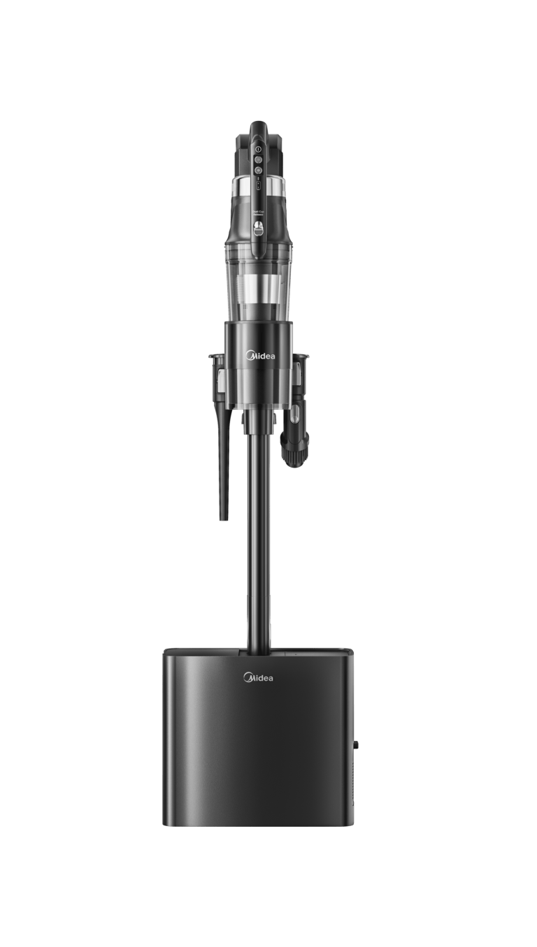 midea p8 station stick vacuum with auto empty dust station