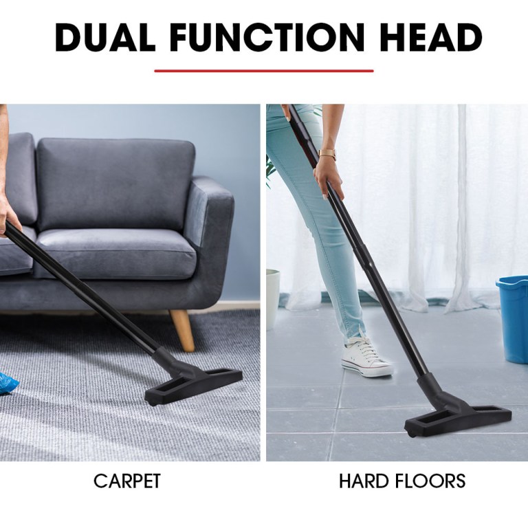 baumr ag 20l 1200w wet and dry vacuum cleaner, with blower, for car, workshop, carpet