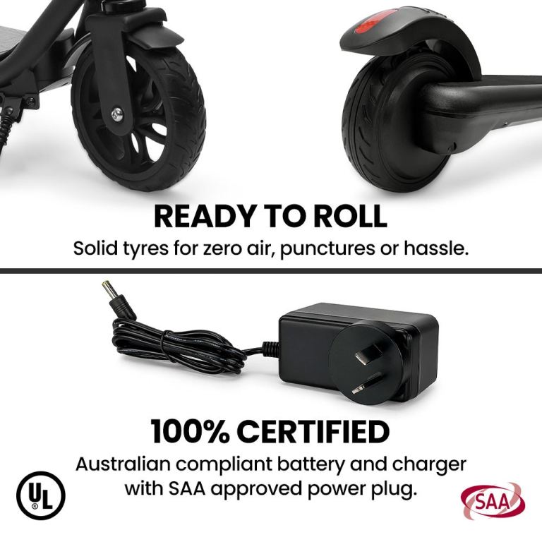 alpha edge electric scooter, kids & teens, adjustable handlebars, 3 speed modes, dual foot e brake, bluetooth music, led, black alpha edge electric scooter, kids & teens, adjustable handlebars, 3 speed modes, dual foot e brake, bluetooth music, led, black